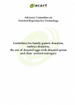 acart guidelines for family gamete donation
